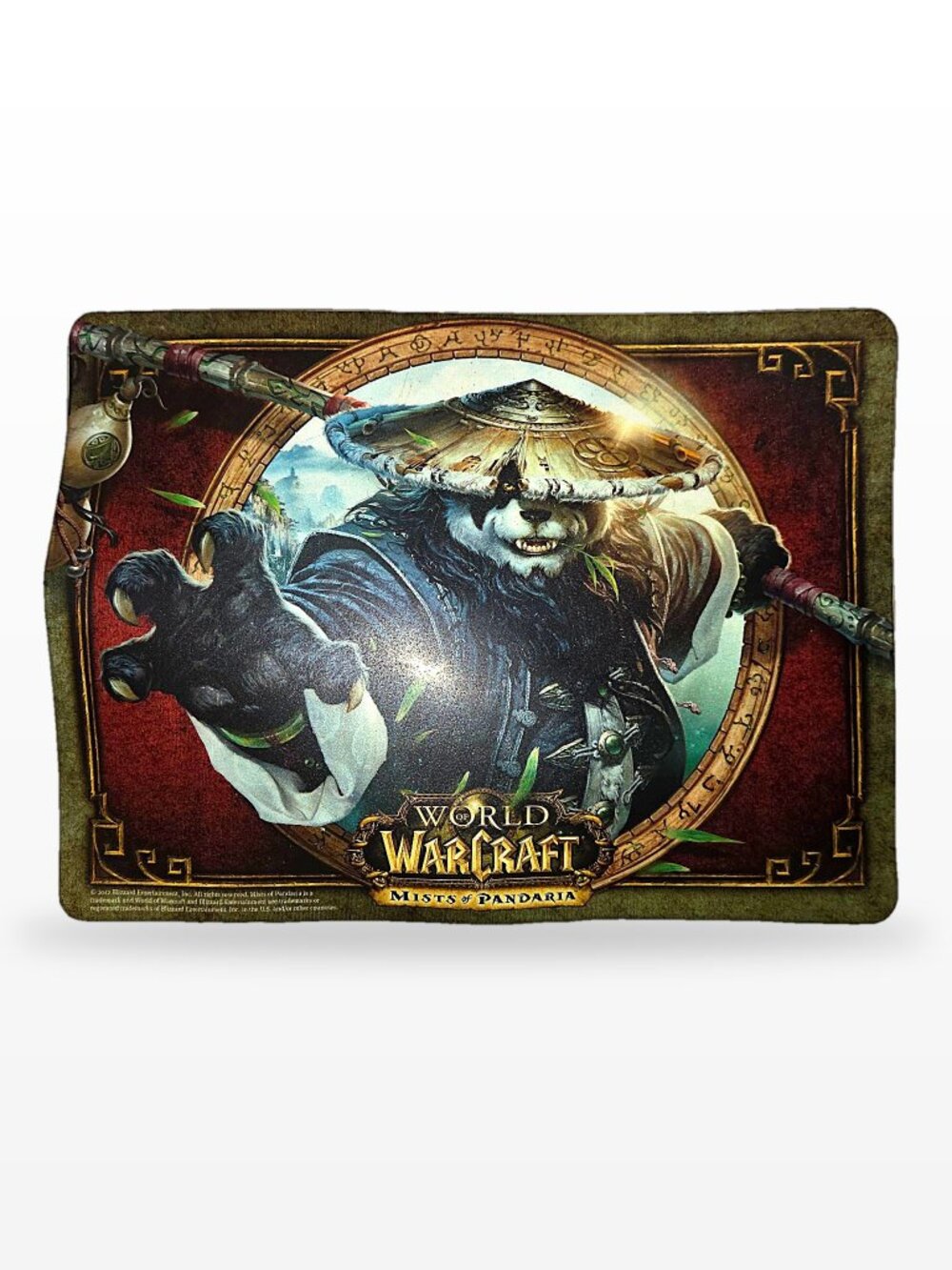 World of Warcraft Mists of Pandaria Mouse Pad, Blizzard 2012, Chen Stormstout